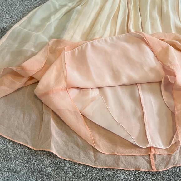 BCBGMaxAzria Silk Pink Ombré Dress - Picture 6 of 11